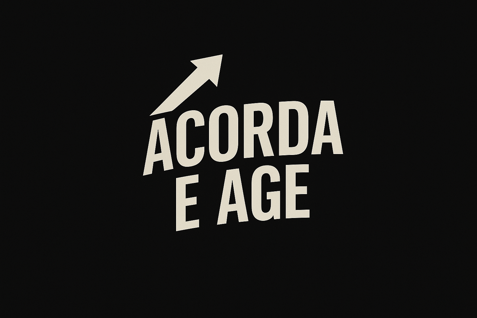 Capa do Projeto Acorda e Age